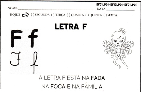 LETRA F